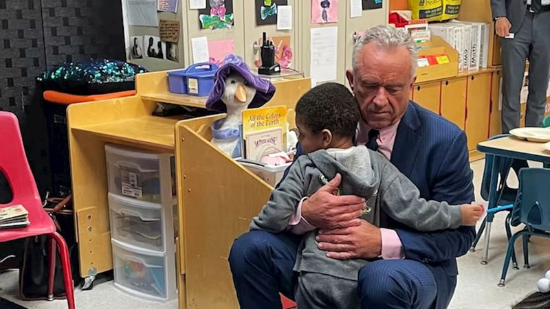 RFK Jr. swaps vaccine talk for toddler visits, healthy foods push